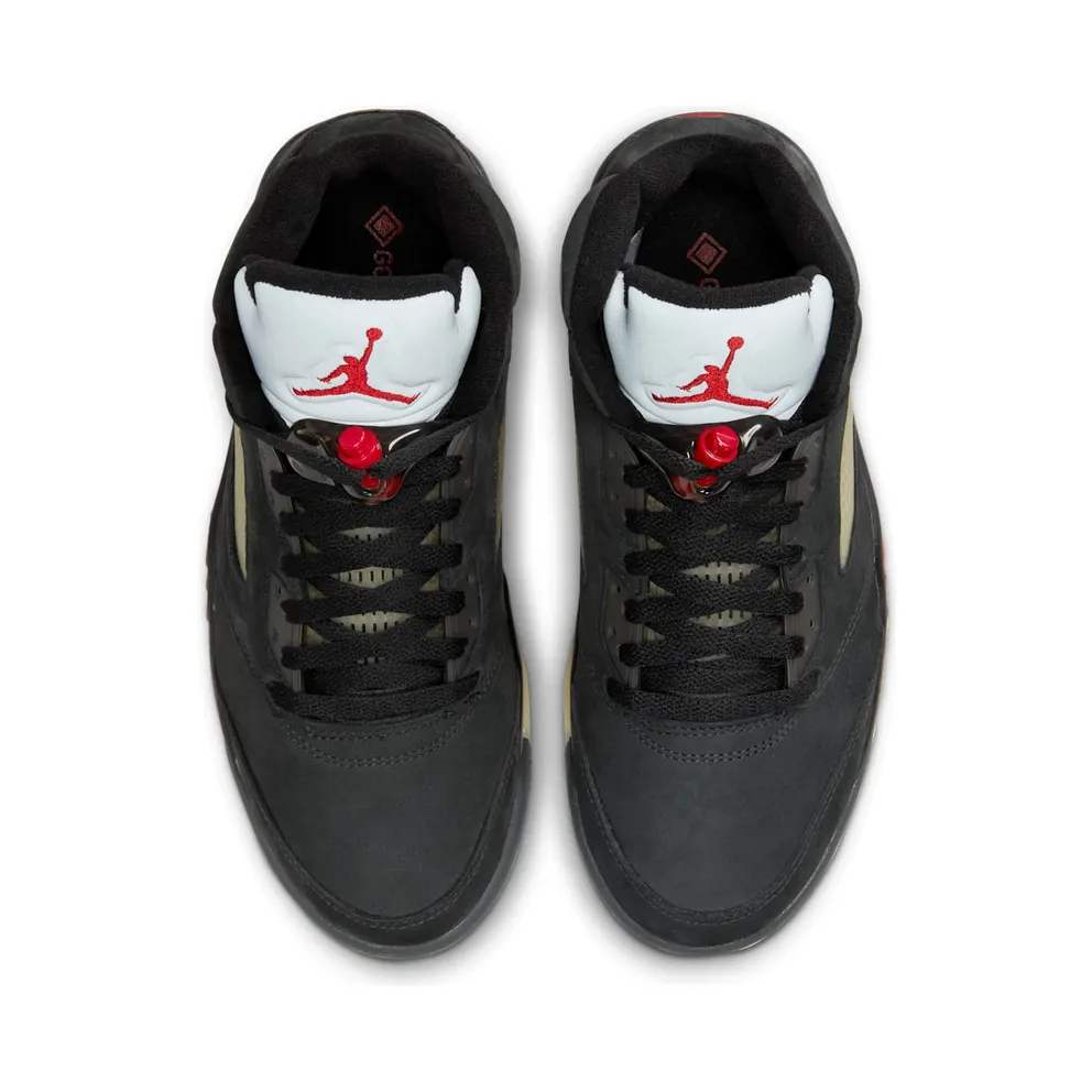 Air Jordan 5 Retro GTX Off-Noir/Black/Muslin/Fire Red (DR0092-001)