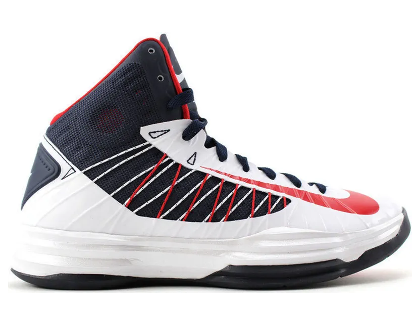 Nike Hyperdunk+ Sport Pack ‘USA’ White/University Red-Obsidian (524948-100)