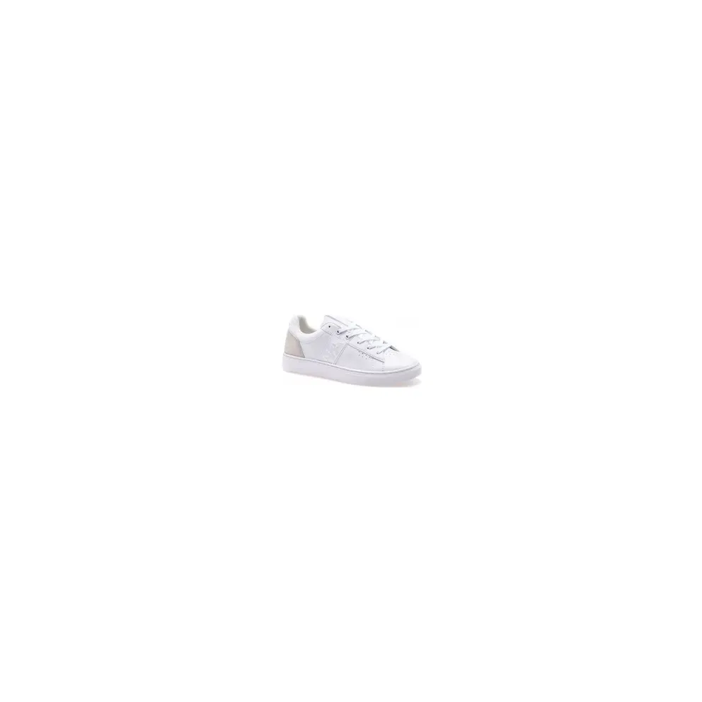 Napapijri – White Leren Men Sneaker – Men – Shoes – White (NP0A4FWA-002)