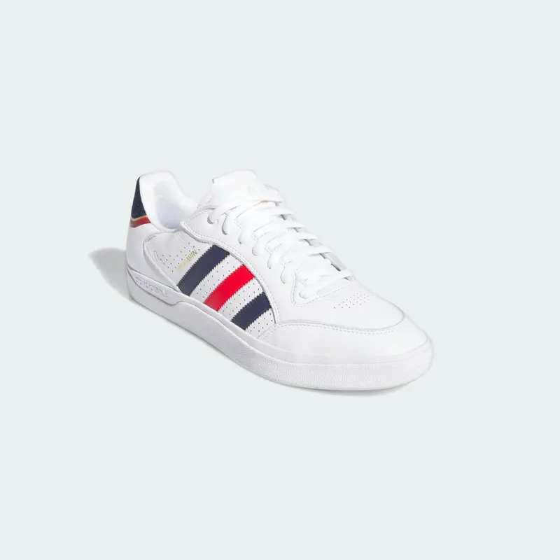 adidas Tyshawn Low Cloud White Better Scarlet Gold Metallic (IF4624)