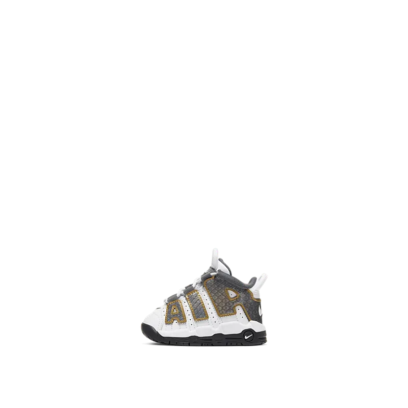 Nike Air More Uptempo White Anthracite Snakeskin (TD) (CQ4582-100)
