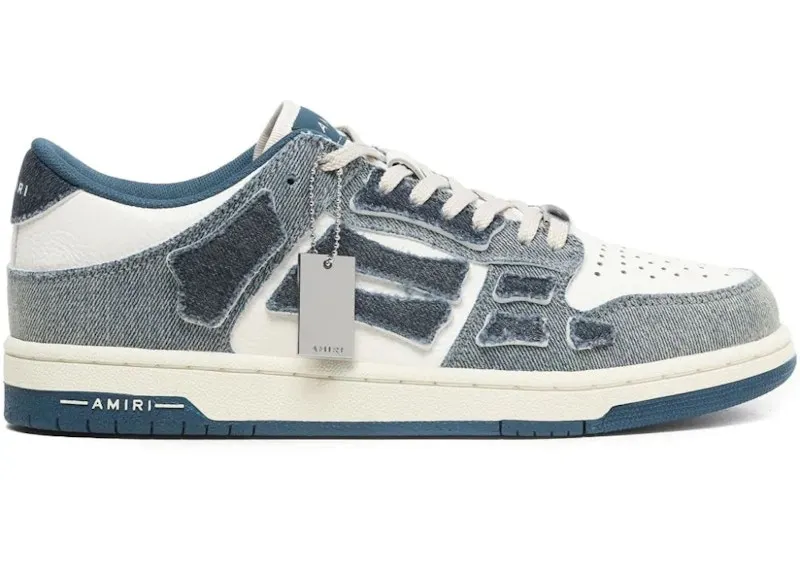 AMIRI Skel Top Low Denim Slate Blue (PF23WFS004-853)