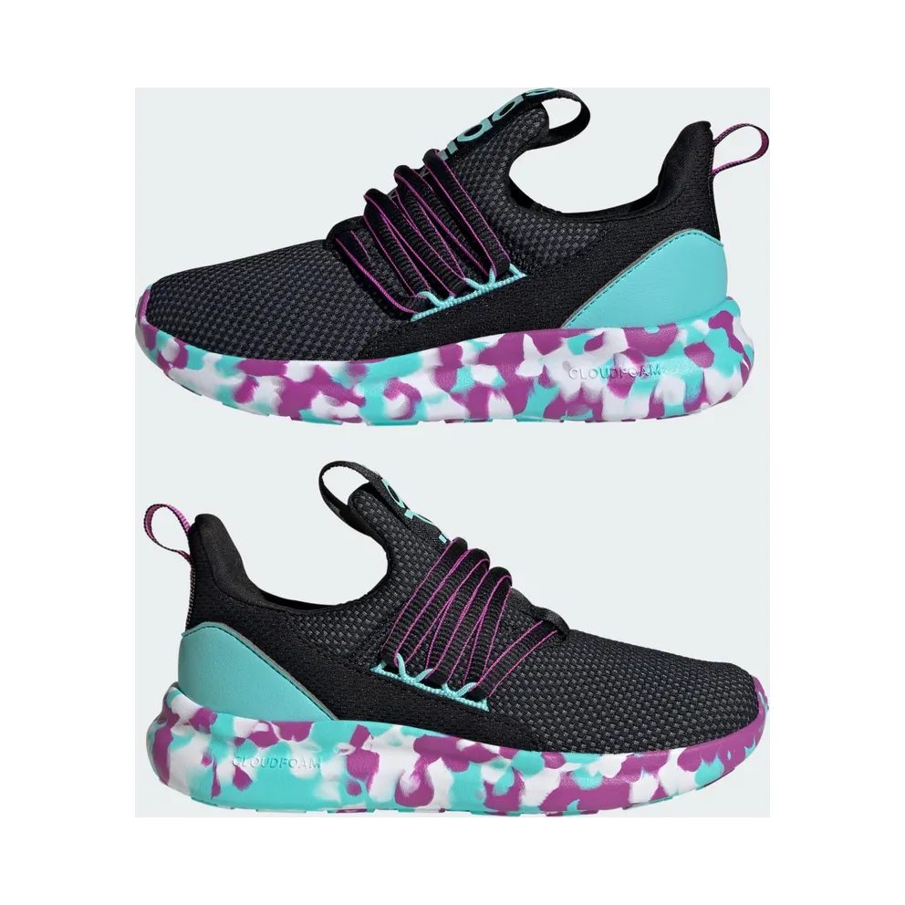 adidas Lite Racer Adapt 7.0 Black Purple Burst Aqua (JS2291)
