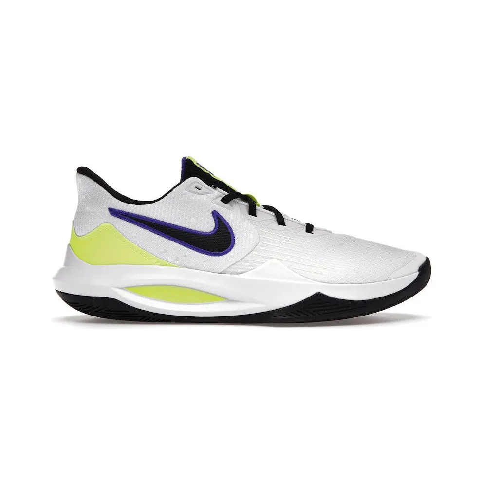 Nike Precision 5 White Barely Volt (CW3403-100)
