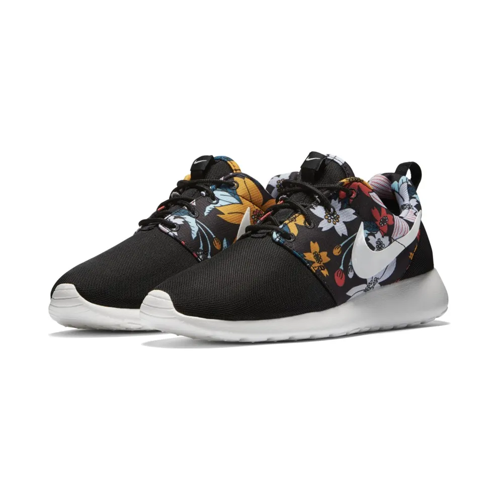 Nike Roshe Run Black Floral Aloha (GS) Black/Sail (599432-090)