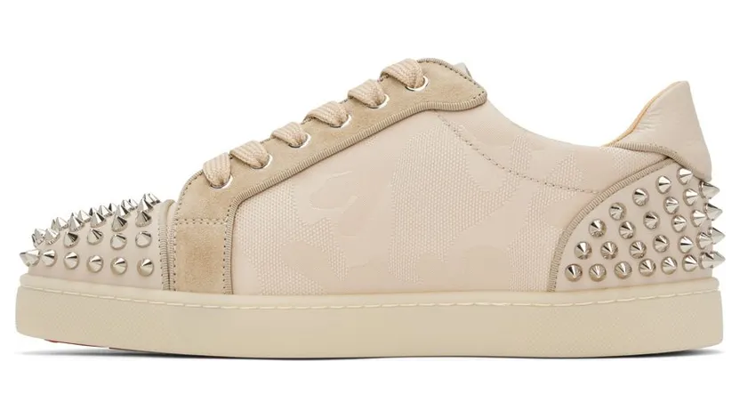 Christian Louboutin Beige Seavaste 2 C614 DESERT/SILVER (3220742) (3)