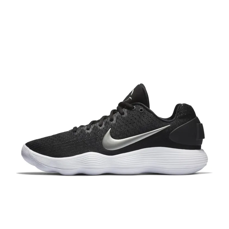 Nike Hyperdunk 2017 Low Black White Black/Metallic Silver-White (897807-001)