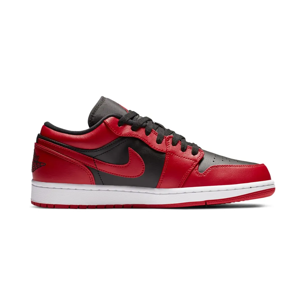 Jordan 1 Low Reverse Bred Gym Red/Black-Gym Red-White (553558-606)