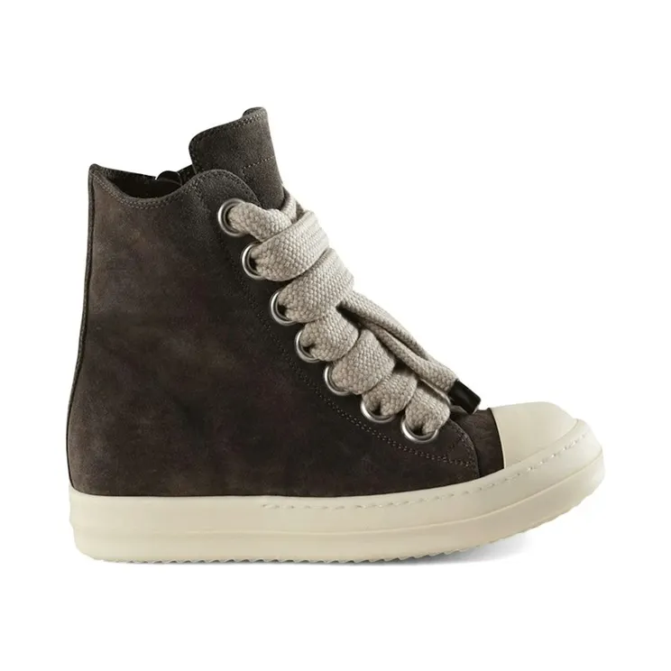Rick Owens Jumbo Lace High Top Sneakers Grease Milk (RP02F5878-LVSW2-8411)