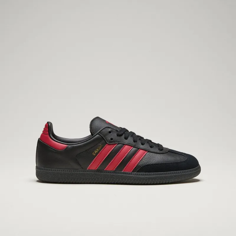 Adidas Samba Manchester United Core Black / Mufc Red / Core Black (JQ4036)