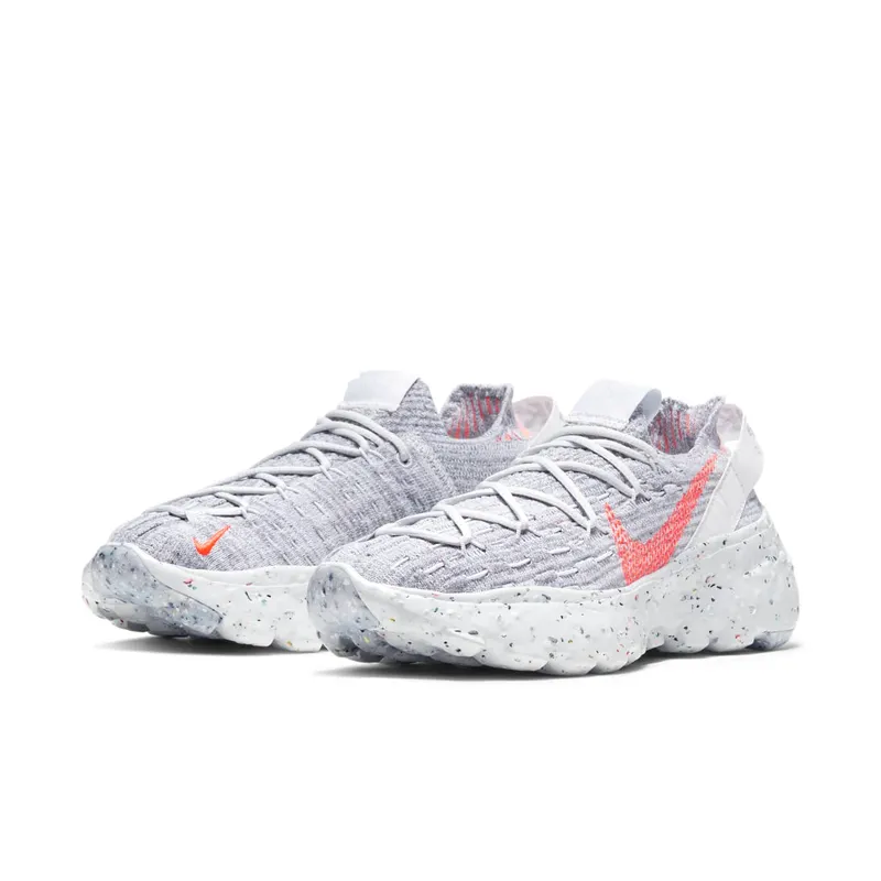 Nike Space Hippie 04 Summit White Hyper Crimson (W) Summit White/Hyper Crimson-Vast Grey-White (CD3476-100)