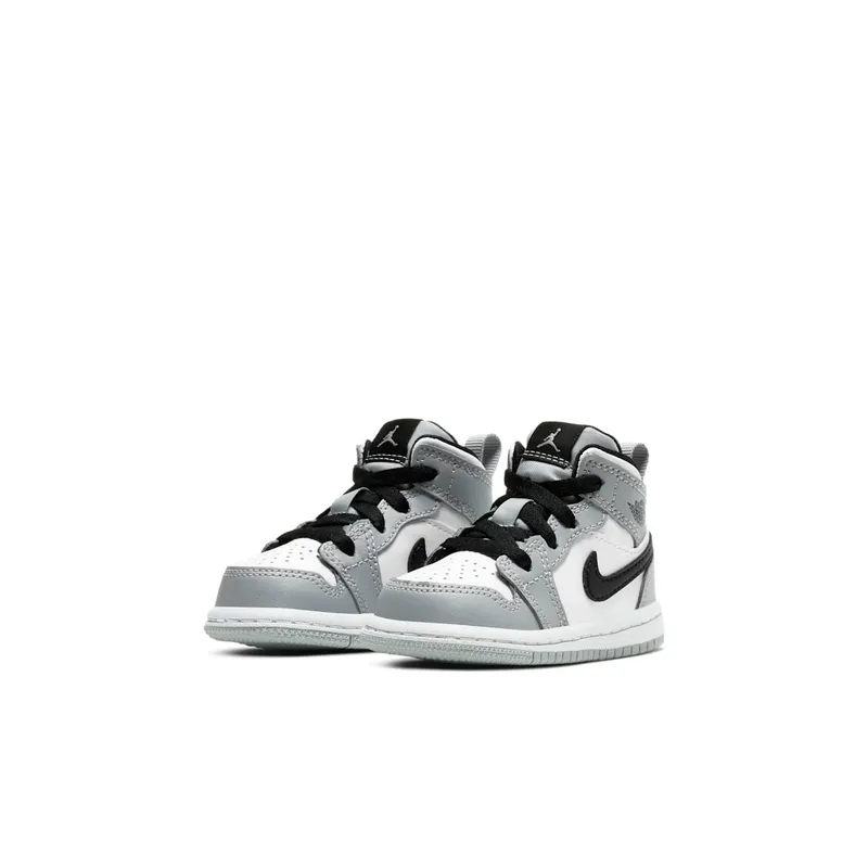 Jordan 1 Mid Light Smoke Grey (TD) Light Smoke Grey/White-Black (640735-092)