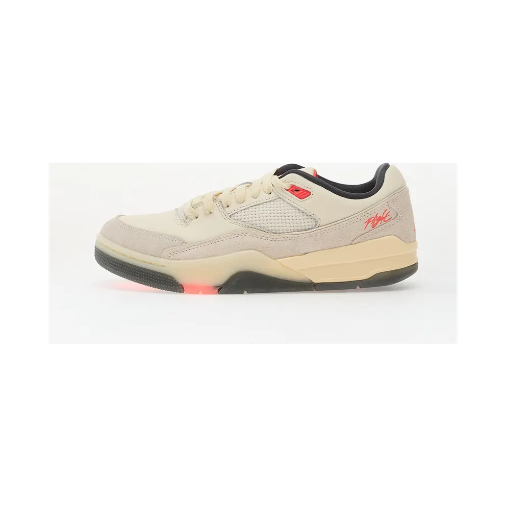 Jordan Flight Court Pale Ivory Anthracite Infrared