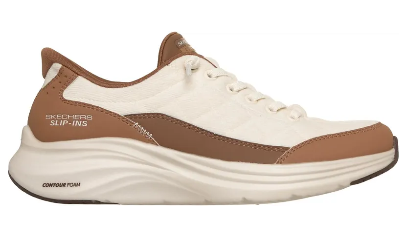 Skechers Slip-ins: Contour Foam – Cozy Fit Luxe Comfort Natuurlijk/Bruin