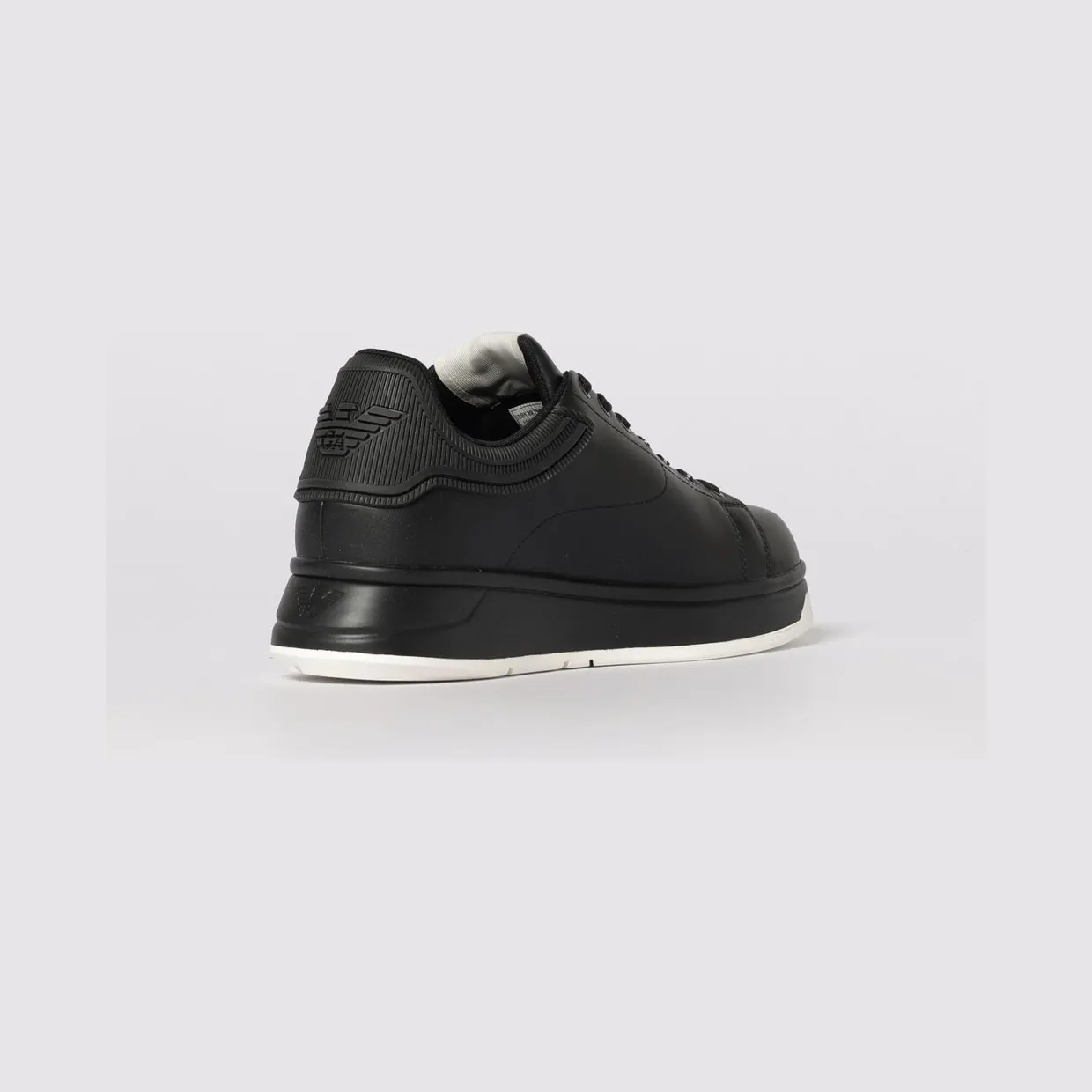 Emporio armani Leather Sneakers Black (EM003663AF18212MC105) (2)