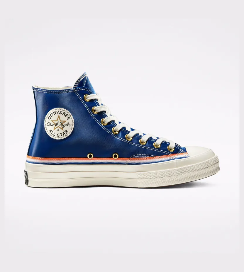 Converse Breaking Down Barriers x Chuck 70 High ‘Knicks’ Rush Blue/Bold Mandarin/Egret (166815C)