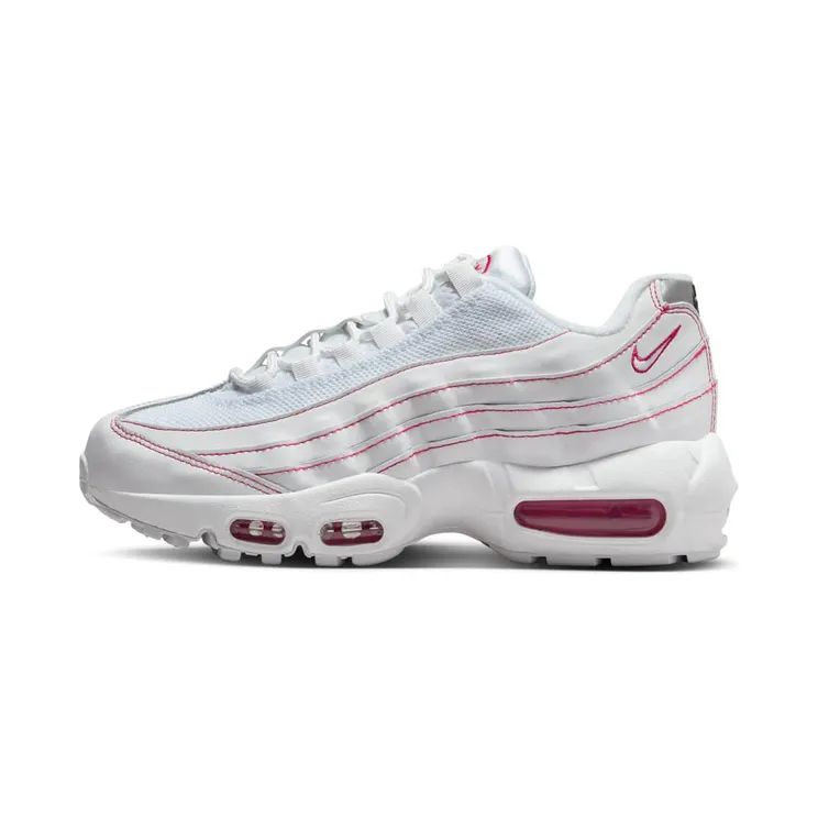 Nike Air Max 95 Recraft Candy Cane “White / University Red / Wolf Grey” (II4053-101)