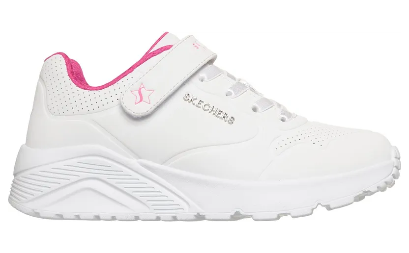 Skechers Uno Lite “Star Icon White / Heet Pink” (310429LWHP)