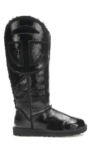 UGG x Telfar Logo Tall Crinkle Black (1155871-BLK)