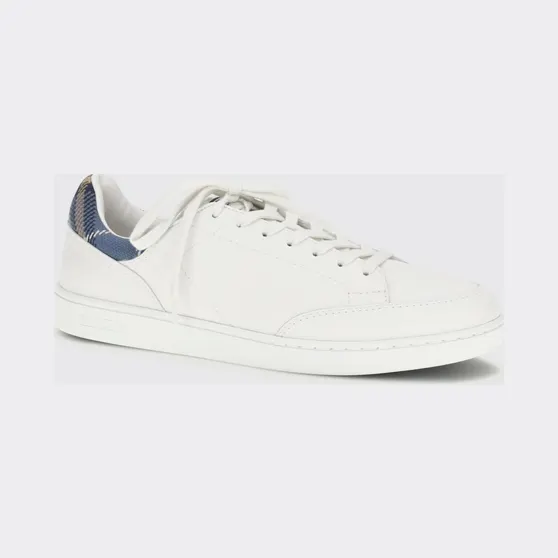 BURBERRY Leather Sneakers White (8123031)