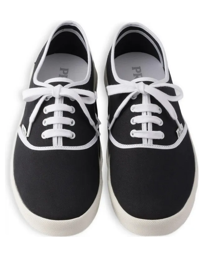 Prada Contrast-trim Lace-up “Black” (2EE467 F G000 3LKE F0632) (4)