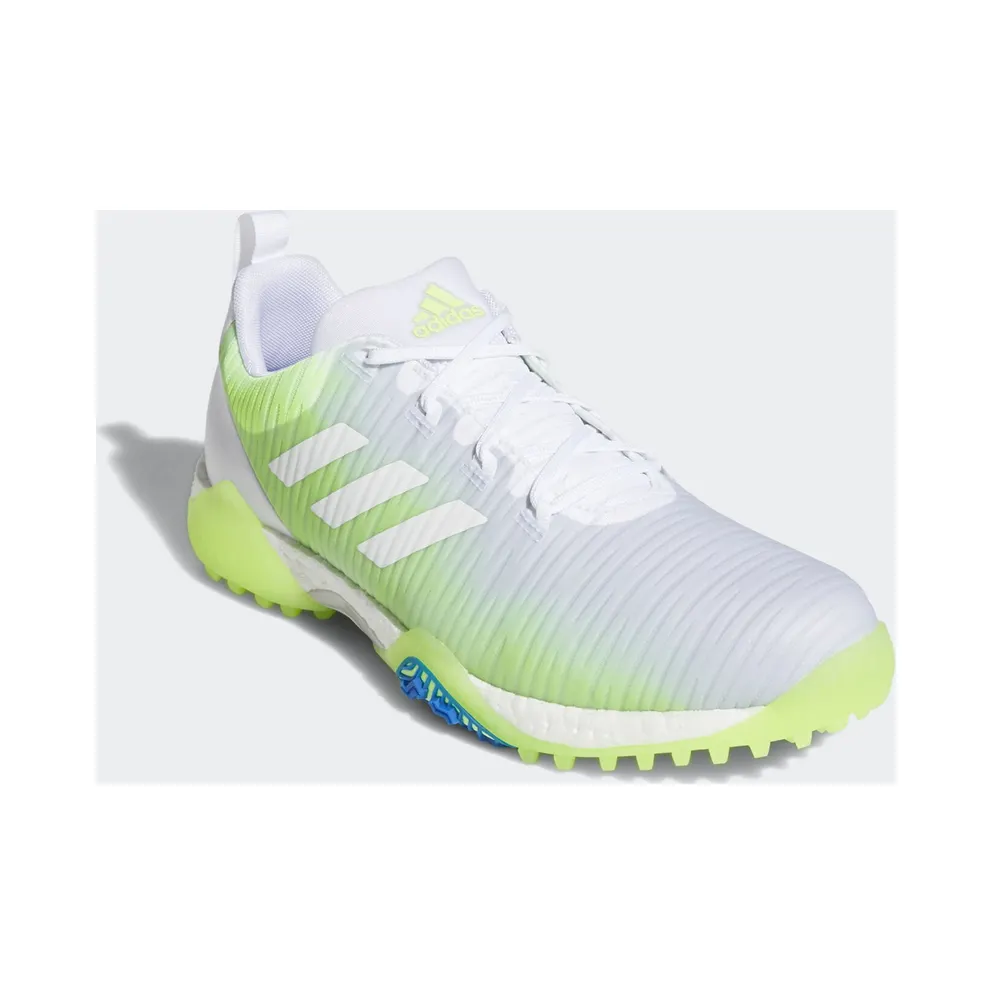 Adidas CodeChaos Golf Shoes Cloud White / Signal Green / Glow Blue (EE9101)