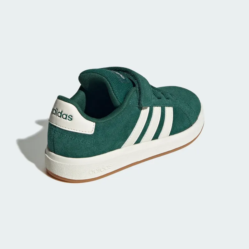 Adidas Grand Court 00s Kids Collegiate Green / Off White / Gum (JP5898)