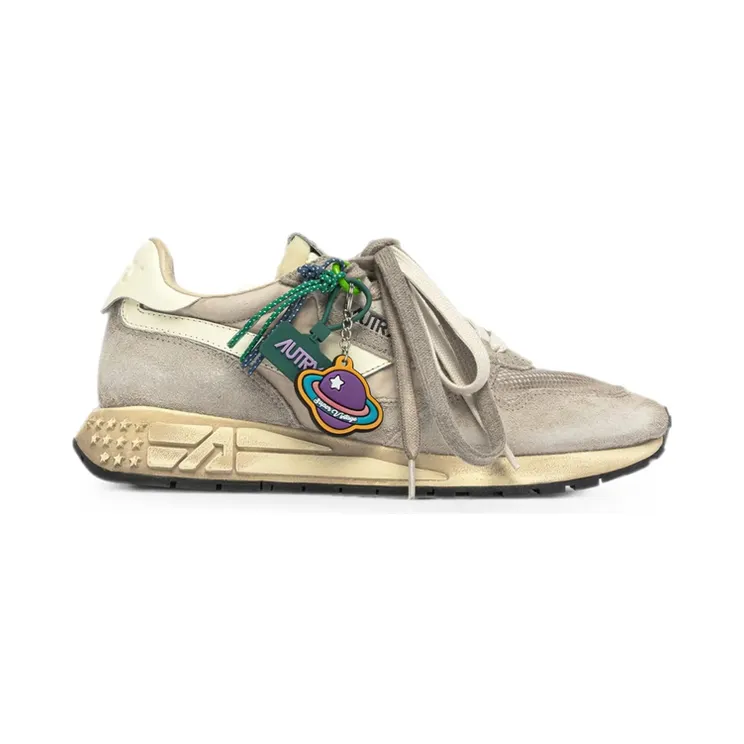 Autry Super Vintage Suede-panelled “Grey” (WVLW YG03)