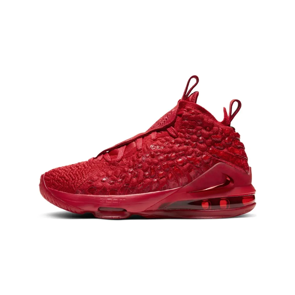 Nike LeBron 17 Red Carpet (GS) University Red/University Red (BQ5594-600)