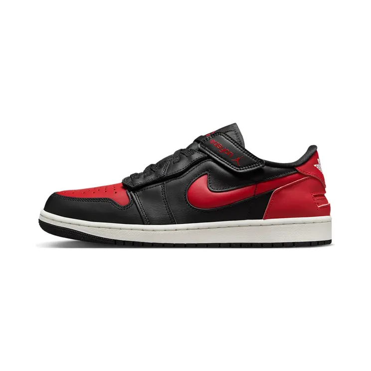 Jordan 1 Low FlyEase Black Summit White Varsity Red (DM1206-067)