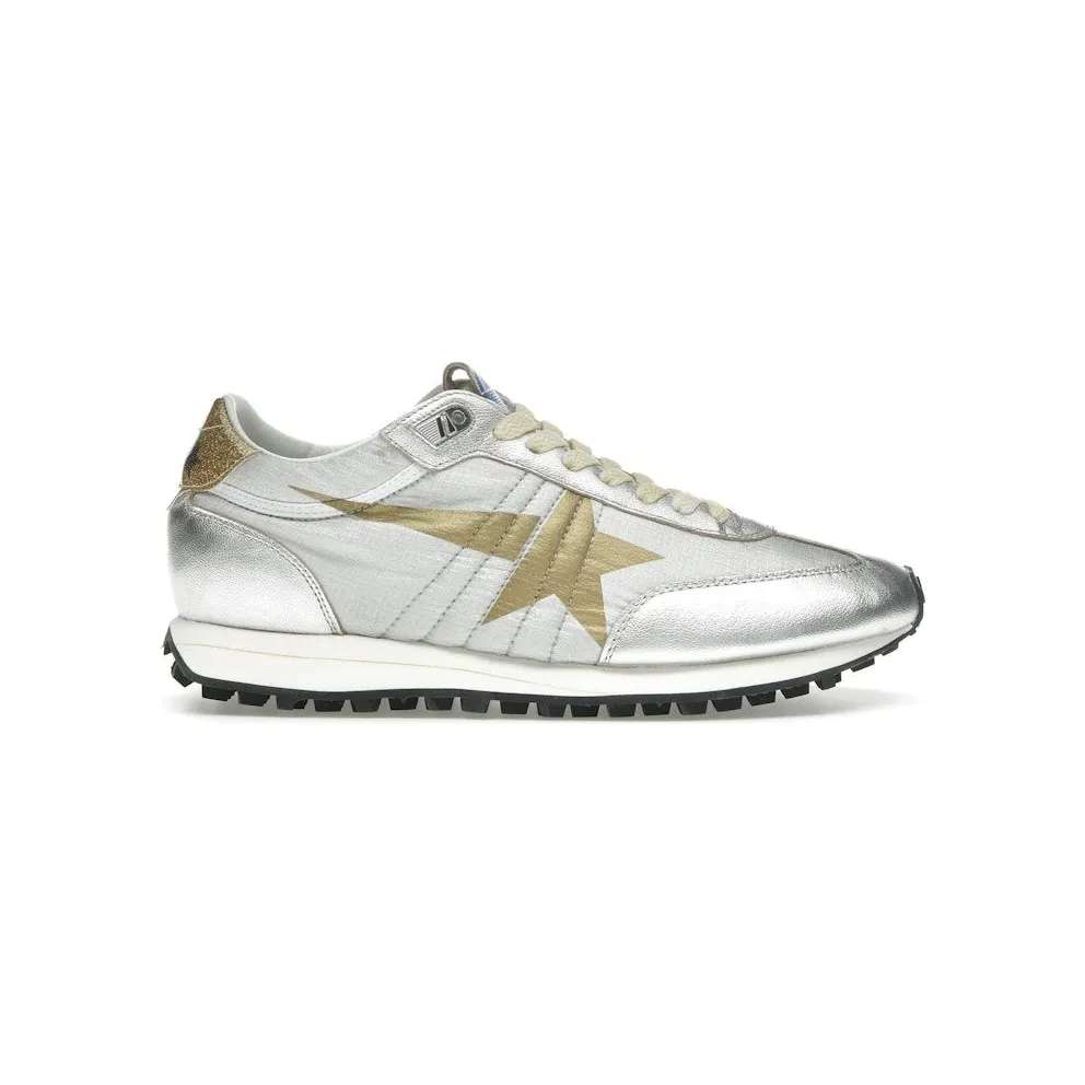 Golden Goose Marathon Silver Gold Star (GWF00683.F005490.70138)