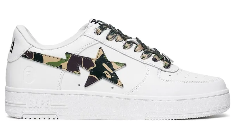 A Bathing Ape Bape Sta Low ABC Camo White Green (2025) (1K70-191-335-GRN)