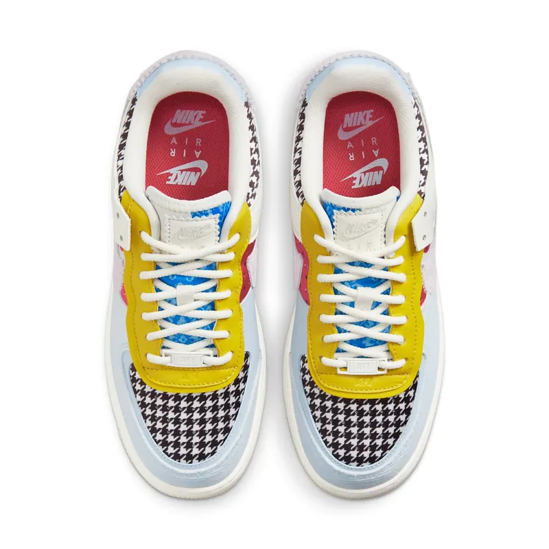 Nike Air Force 1 Low Shadow Multi Print Houndstooth (W) (DM8076-100)