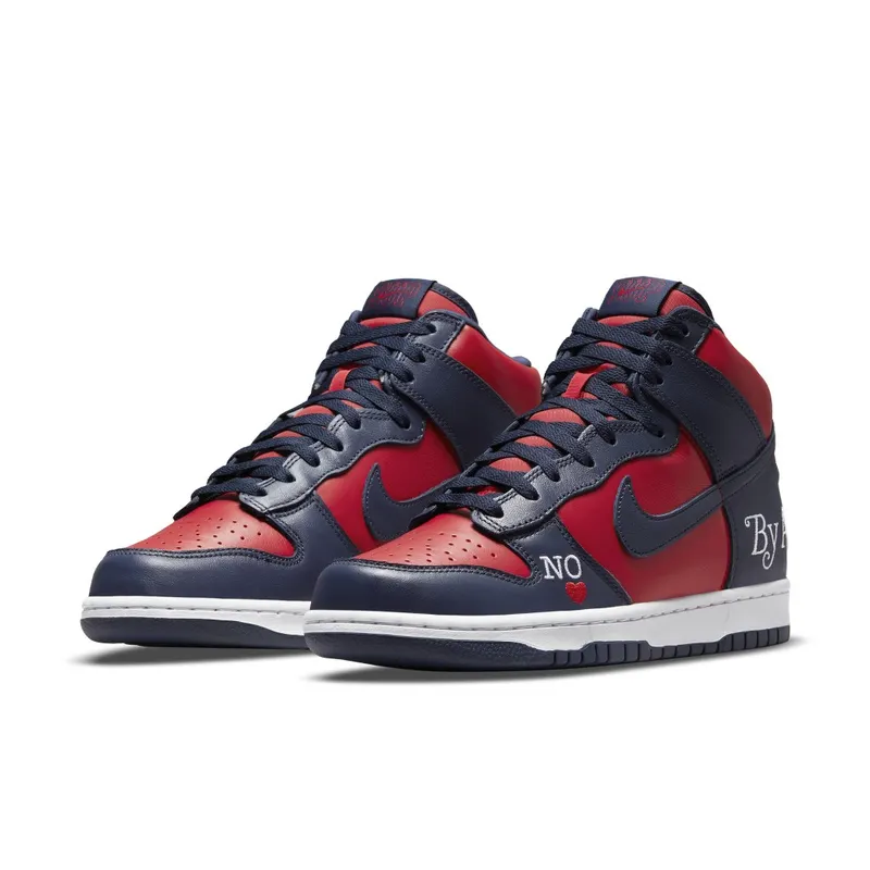 Nike x Supreme Dunk High Navy Red (DN3741-600)