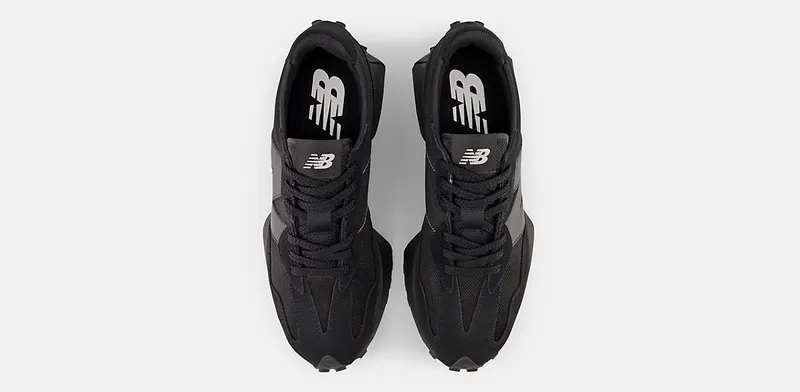 New Balance Black 327 Sneakers (MS327CTB)