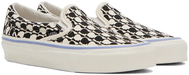 Vans Black & Off-White Brain Dead Edition LX Slip-On (VN0A45JKBA21)