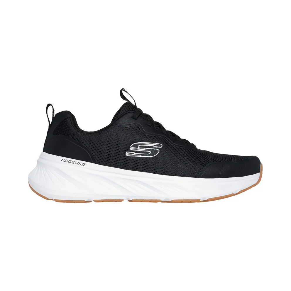 Skechers Edgeride Sneaker Schwarz/Weiß