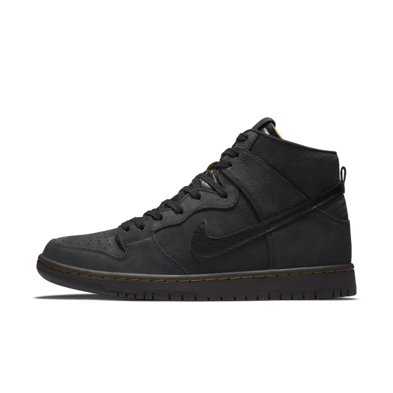 Nike SB Dunk High Deconstructed Doc Martens Black/Black-Velvet Brown-Peat Moss (AR7620-002)
