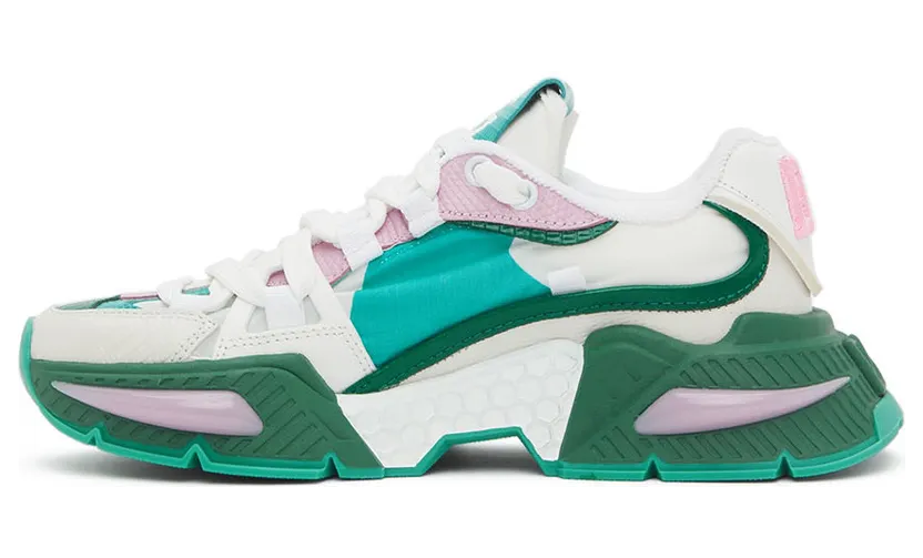 Dolce & Gabbana Green & White Airmaster Sneakers (CK1984 AY755) (3)