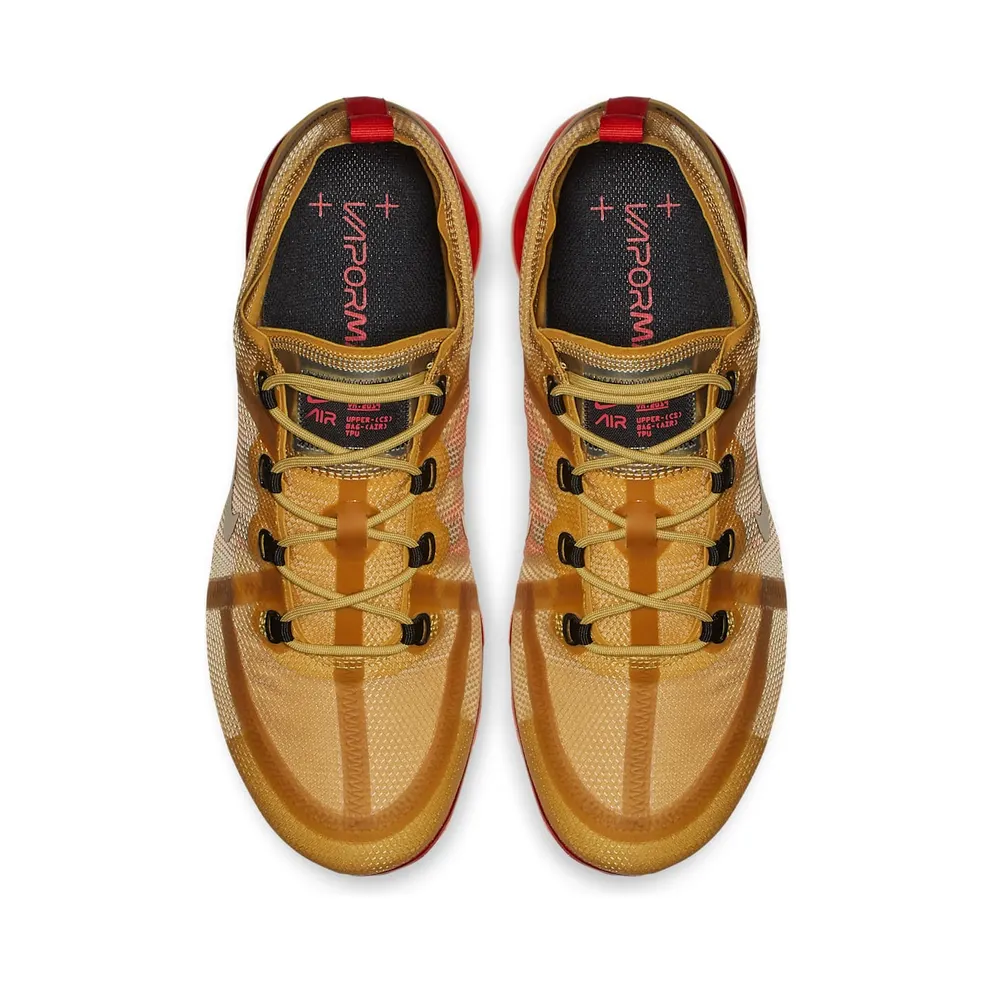 Nike Air VaporMax 2019 Club Gold Ember Glow Club Gold/Light Cream-Ember Glow-Metallic Silver-Black (AR6631-701)