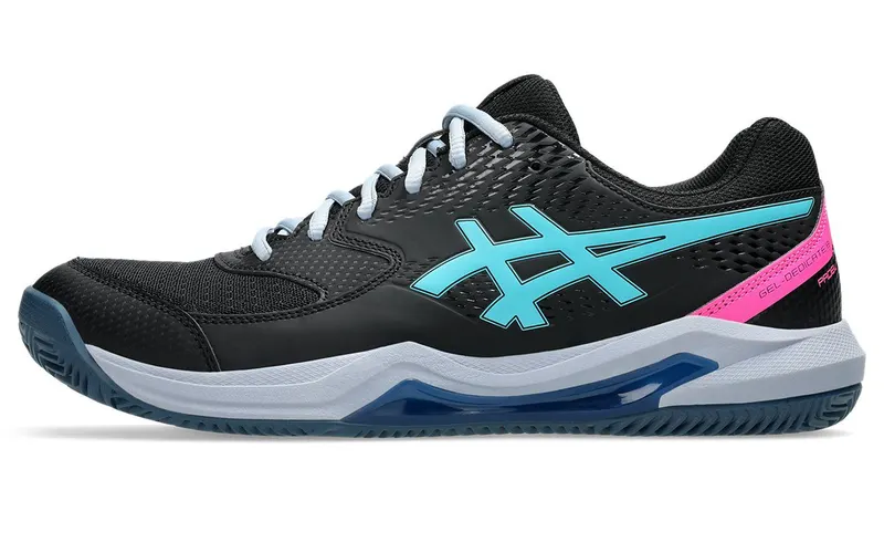 ASICS Gel-Dedicate 8 Padel Black Energy Aqua (1041A414-001)