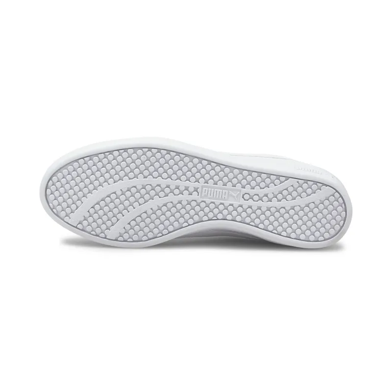 Puma Smash v2 “Puma White / Puma White” (365208_04)
