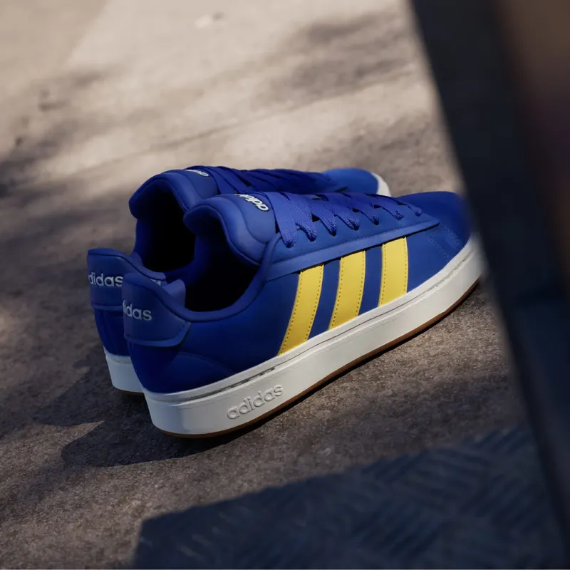 Adidas Grand Court Alpha Semi Lucid Blue / Utility Yellow / Off White (JI1714)