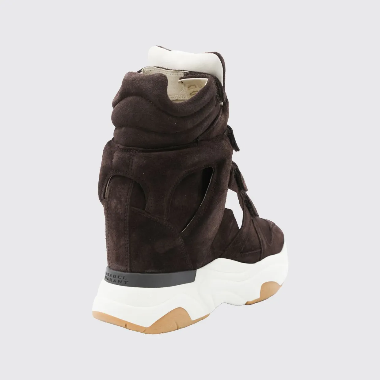 Isabel Marant Balskee Suede High-Top Wedge Trainers Brown (BK0009FAB4E10SCLMW) (2)