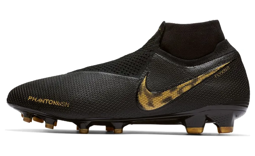 Nike Phantom Vision Elite DF FG Black Metallic Vivid Gold (AO3262-077)