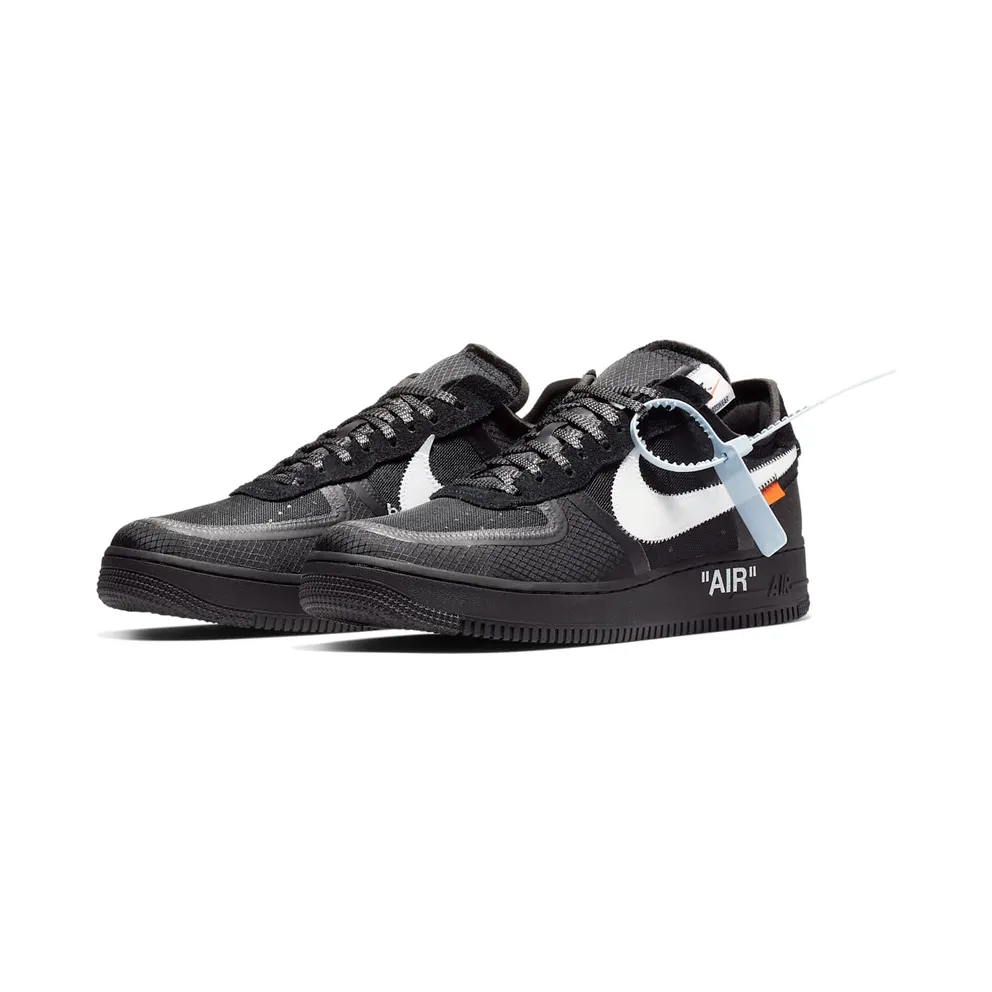 Nike x Off White Air Force AF 1 Low Black (2018) (AO4606-001)