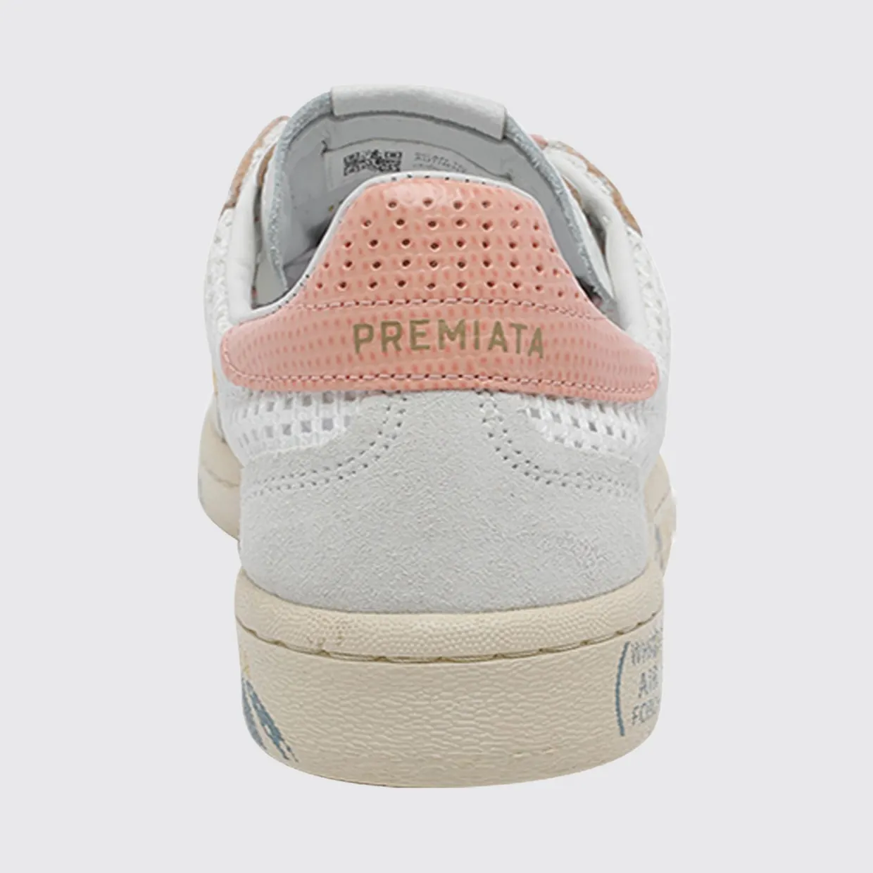 Premiata Bonnie Sneakers in Micro-Perforated Suede White (BONNIED8039) (3)