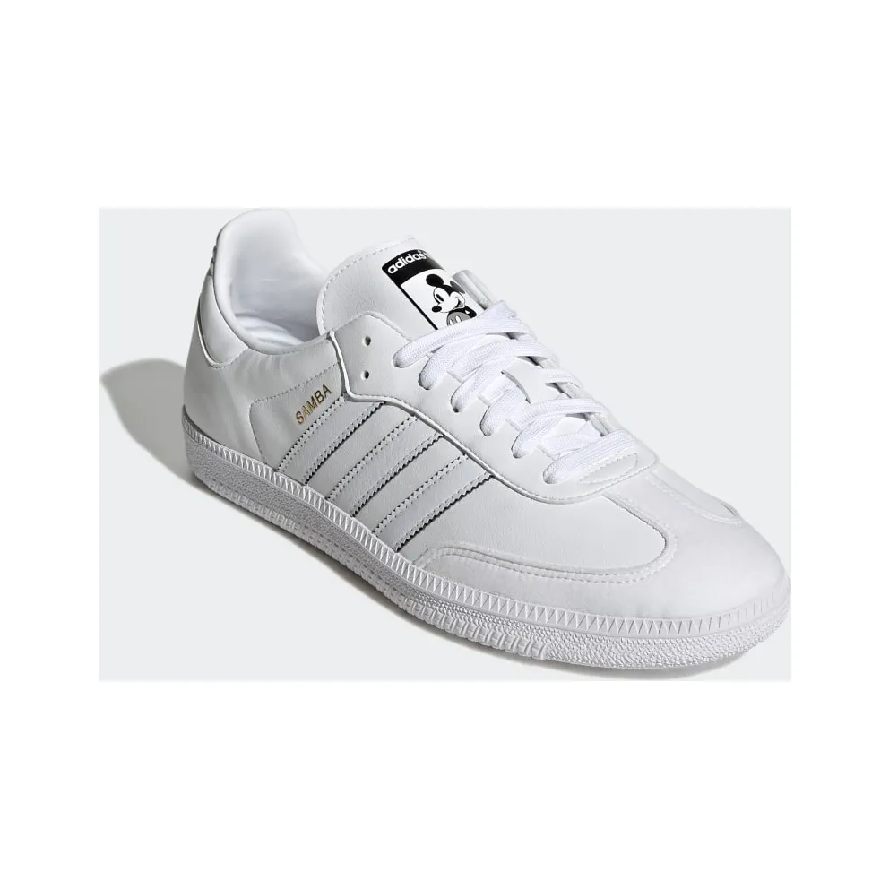 Adidas Samba Vegan x Disney Mickey Cloud White / Core Black / Gold Metallic (GY1889)