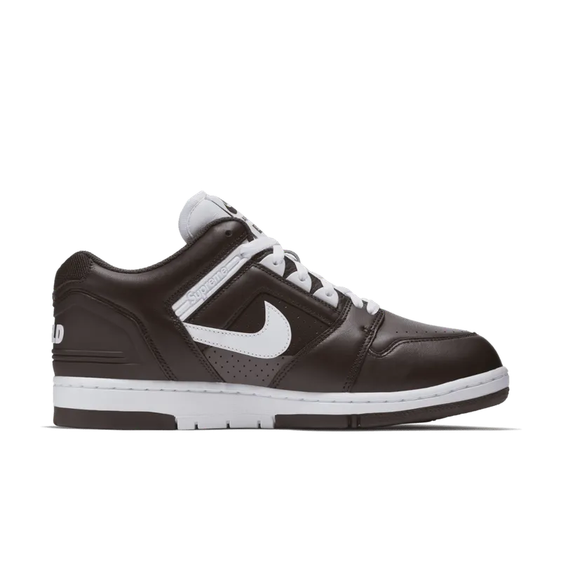 Nike SB Air Force 2 Low Supreme Brown Baroque Brown/White-Baroque Brown (AA0871-212)