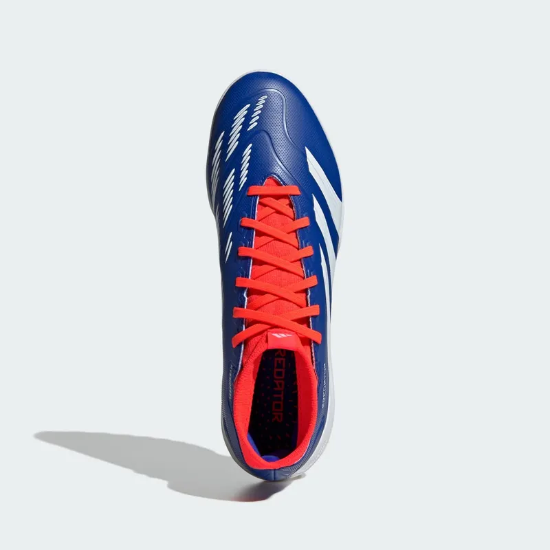adidas Predator League Mid Turf Lucid Blue Cloud White Solar Red (IF6387)